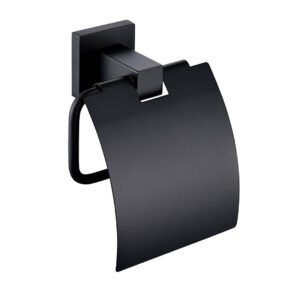 bathroom paper holder with cover against dust