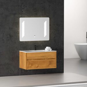 All-in-One Vanity with LED Mirror