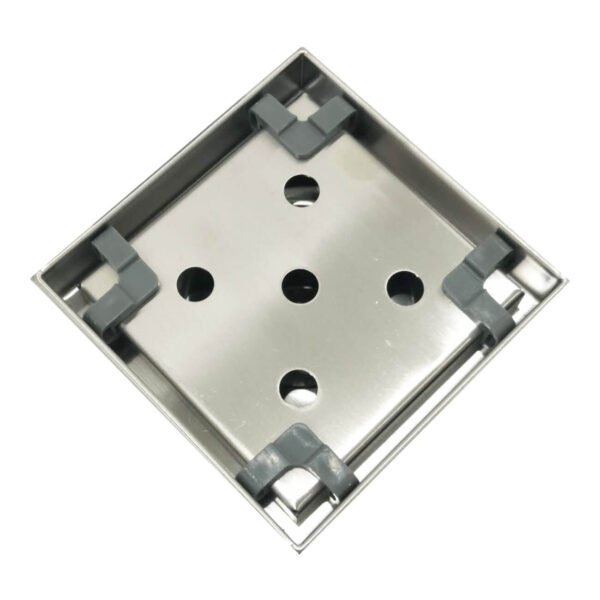 4" Square Shower Drain Satin Finishing